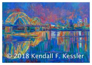 Blue Ridge Parkway Artist is Pleased to sell another Print of Memphis Lights